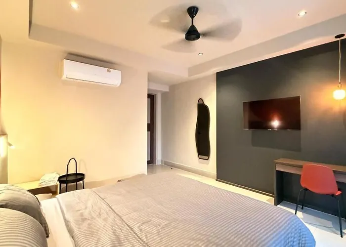 Luxury Loft 3br Sleeps 10 Near Bts Silom 別墅 曼谷
