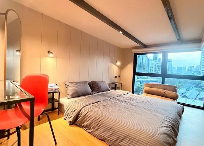Luxury Loft 3br Sleeps 10 Near Bts Silom * 曼谷